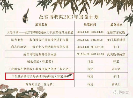 看一次少一次的故宫北宋《千里江山图》即将展出